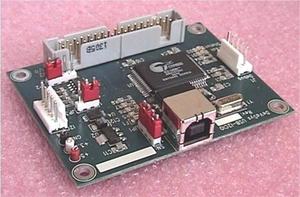 Photo of USB-I2C/IO Rev. B board