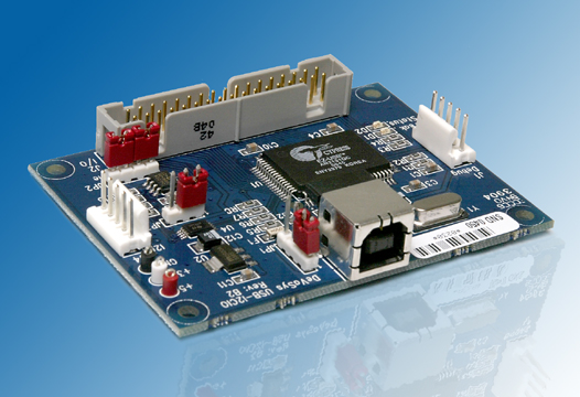 Photo of USB-I2C/IO Rev. B2 board