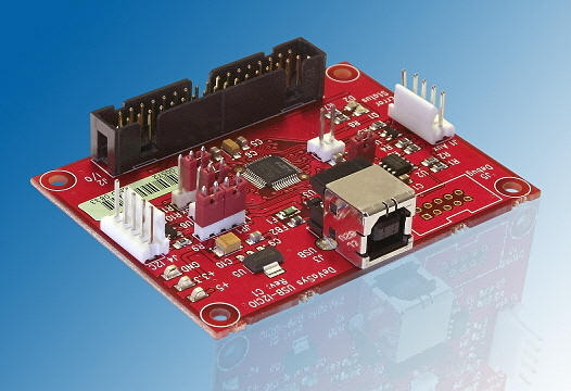 Photo of USB-I2C/IO Rev. C1 board